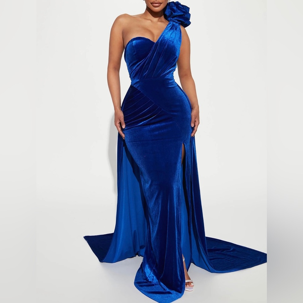 Royal Velvet Maxi Dress